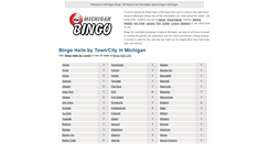 Desktop Screenshot of michiganbingo.com